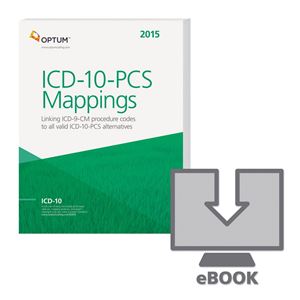 Picture of ICD-10-PCS Mappings - eBook — 2015