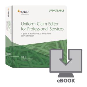 Picture of Uniform Claim Editor for Professional Services - eBook